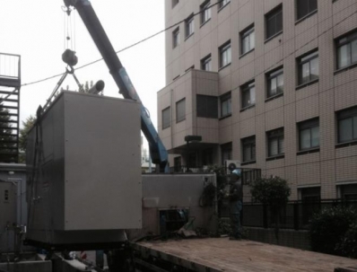 茅場町　解体前オフィスビル　設備有価買取