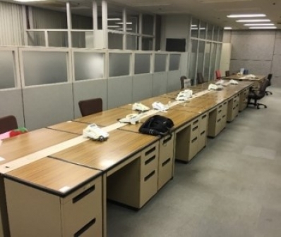 丸の内 地下オフィス 残置什器類買取撤去
