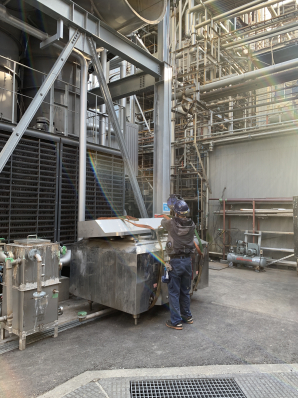 某製造業工場内　設備（タンク）買取・回収