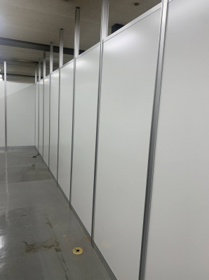 多摩市 某印刷会社 オフィス内間仕切 買取撤去